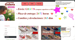 Desktop Screenshot of calzadosgalera.com